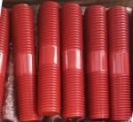 PTFE Double Ended Bolt / Carbon Steel Stud Bolts UNC Thread