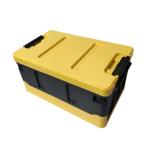 Green 10kg Collapsible Plastic Storage Boxes 70L 60L Plastic Trunks For Storage