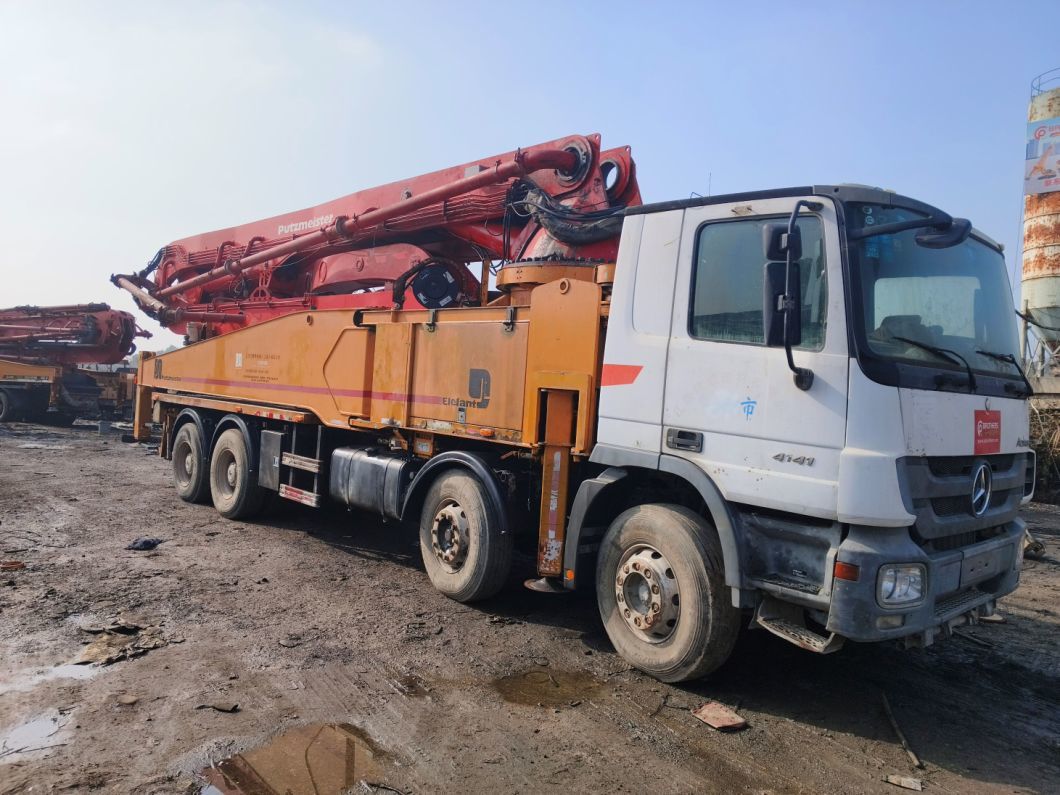 Concrete Pump Truck Pusmeister 49 Meters Using Mercedes Chassis Hot Sales