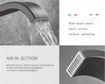 Gray Single Cooling Bathroom Basin Faucet Countertop Washtable Household Balcony