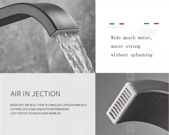 Gray Single Cooling Bathroom Basin Faucet Countertop Washtable Household Balcony Stainless Steel