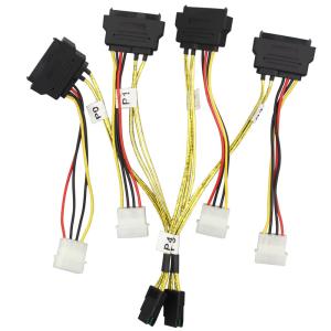 Wholesale Industrial Wire Harness Motherboard Hard Disk Data Micro Sata Power Cable from china suppliers