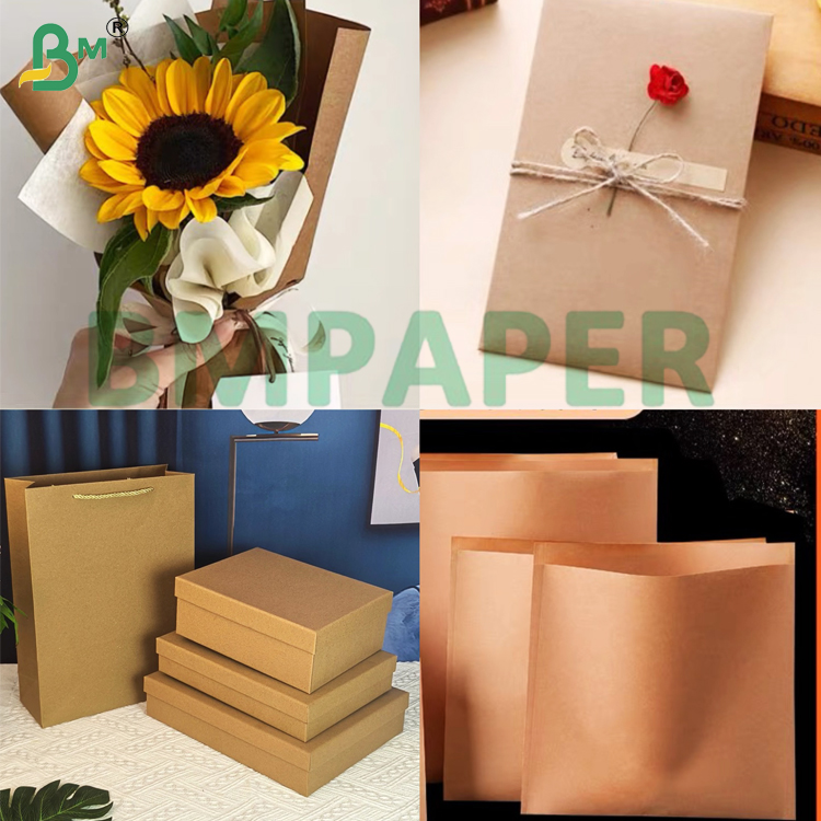 30g 35g Brown Smooth MG Kraft Paper For Outer Packing