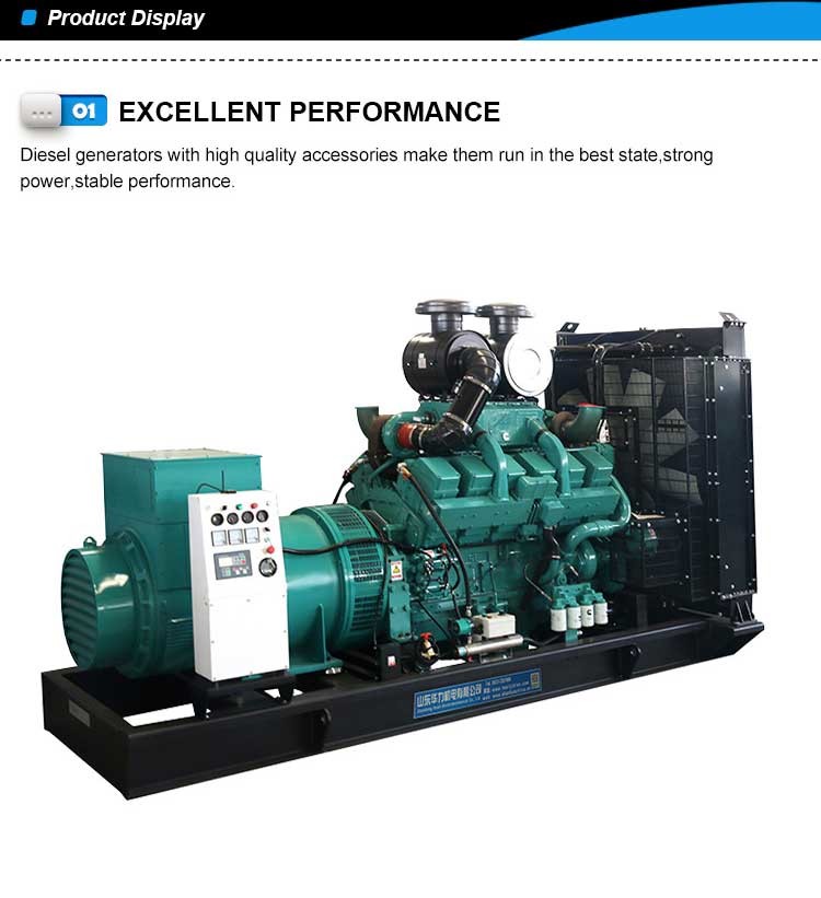 Practical YANGDONG Diesel Generator Open Type 1500rpm 1800rpm