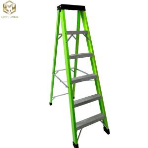 Wholesale Herringbone FRP Aluminium Telescopic Ladder With Pulley Insulated from china suppliers