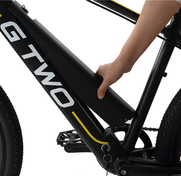Magnesium Alloy Hidden Battery Electric Bicycle 48V 250W 350W 26 / 27.5 Inch Hub Motor