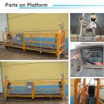 ZLP800 Aluminum Electric Scaffolding 800kg Aluminum Suspended Platform for sale