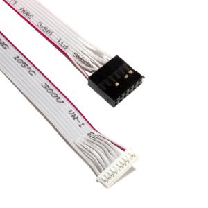 Wholesale 12 PIN IDC Cable , DF19 TO JST RF flat flexible ribbon cable from china suppliers