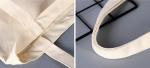 White Navy Eco Canvas Bags Shopping Tote Bag For School Kids