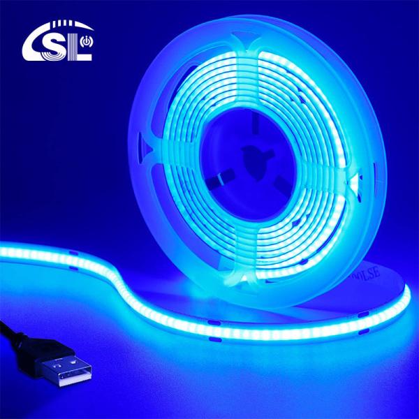 320leds 8mm Blue flexible COB Led Strip Light for Indoor and Outdoor decoration