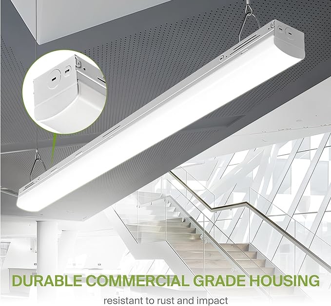 Dimmable 8FT LED Strip Retrofit Kits AC120-277V For Industrial Facilities / Workshops