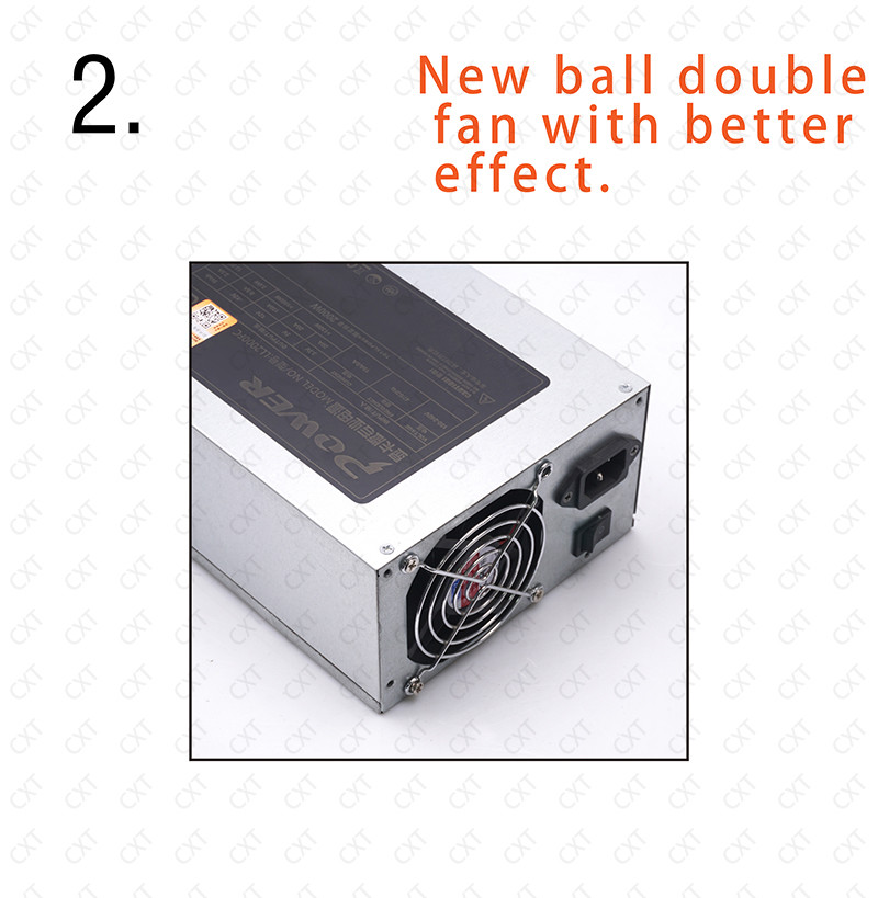 OEM 12v 2000w 24Pin Atx Dc Power Supply PSU For Graphics Cards