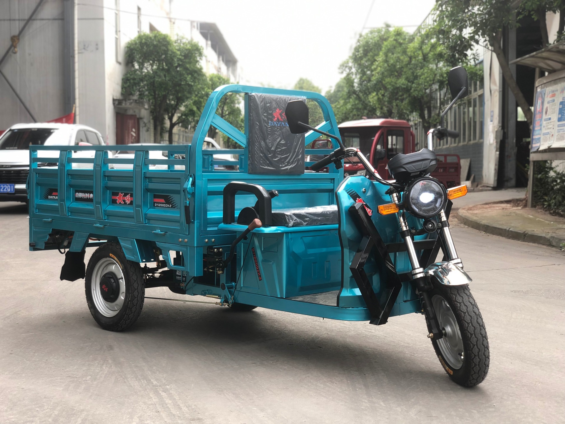 18-Level Controller 1000W Three Wheel Electric Scooter Tricycle For Adult Blue