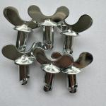 Universal Year Dzus Butterfly Head Buttons with Handle Silver 5/16"x.500" Steel