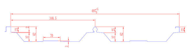 820 Type Standing Seam Roll Former , Metal Sheet Making Machine CE Approved