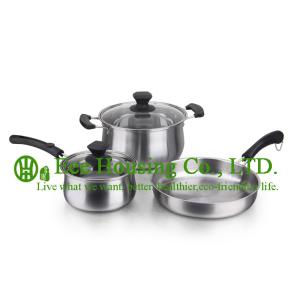 Wholesale cookware with stainless steel manufactuer in China, kitchenware for sale, fry pan, woks,soup pot,milk pot for kitchen from china suppliers