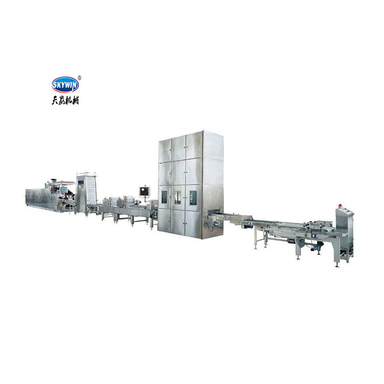 Industrial Automatic Wafer Manufacturing Machine Wafer Chocolate Coating Machine