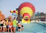 Water Park Fiberglass Super Tornado Adult , Kids Water Slides 14.6m Platform