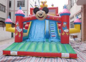 Wholesale Cute Micky Mouse Commercial Inflatable Slide , Inflatable Garden Slide from china suppliers