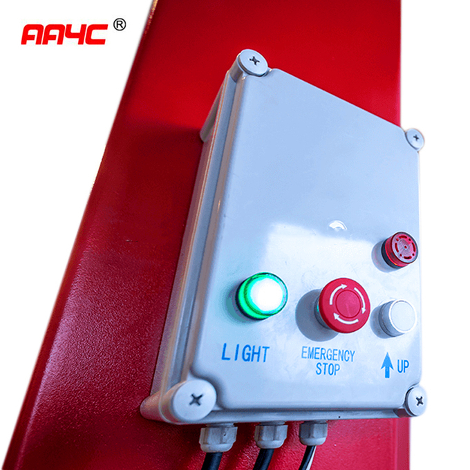 Hydraulic One Post Vehicle Lift Single Post Car Hoist 2.5T 1.8M Manual Parking