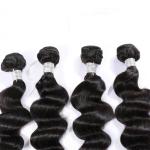 Pure Virgin Brazilian Human Hair Bundles No Nits Double Layers Weft Head