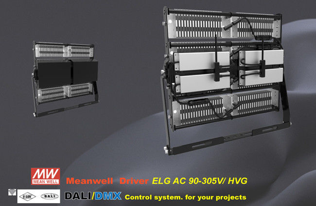 Extruded Aluminum LED Baseball Field Lights , 1200W Football Stadium Lights Module Design