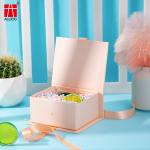 Paper Box Folding Cardboard Printed Magnetic Ribbon Packaging Gift Box Wedding