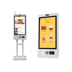 Wall Mounted Floor Standing Kiosk Restaurant Payment Terminal Self Service