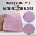 Waterproof Pink Disposable Consumable 3ply Scarf Apron Dental Bib