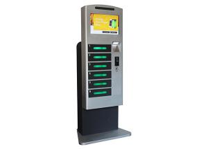 Restaurant / Airport / Shopping Mall Secured Locker Charging Stations for Cell Phones