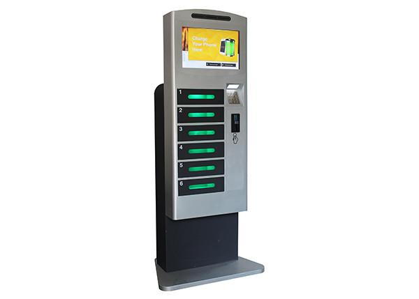 Restaurant / Airport / Shopping Mall Secured Locker Charging Stations for Cell