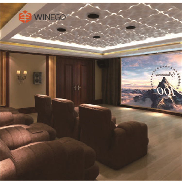 Eco Friendly Wood Acoustic Diffuser Panels , Sound Diffuser Wall Panels 600x600mm