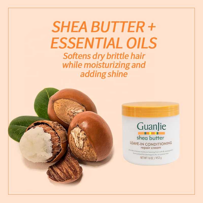 Smoothing Shea Butter Leave-In Conditioning Repair Cream for Natural Hair Curl Cream