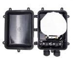 Pole Mounting Outdoor Fiber Optic Distribution Box 12 - 48 Core ODB Black Color