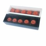 OEM 350g Coated Paper Gift Box Packaging Macaron Box With Plastic Sleeve