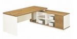 modern wooden office manager desk Foshan furniture in warehouse