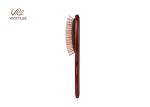 Red Wooden Handle 9.36 Inch Soft Paddle Brush For Hair