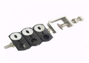 Wholesale Power Double Holes Telecom Feeder Cable Clamp , Trade Assured Fiber Cable Clamp from china suppliers
