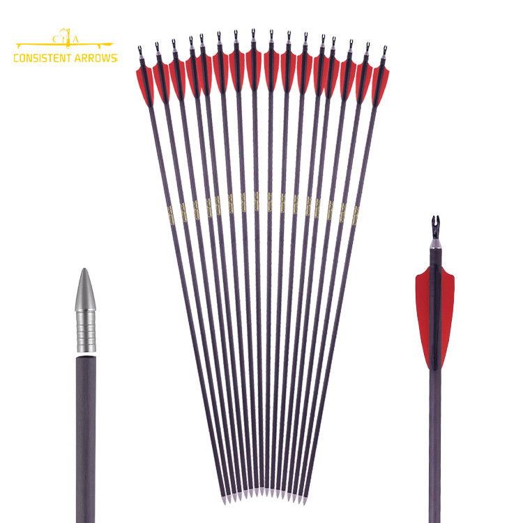 Id.315" (8.0mm ) 23/64"Straightness .003-0.001" 3D/ Indoor Archer Large Diameter Target Arrows