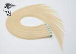 100% Indian Virgin Remy Tape In Hair Extensions Long Silky Straight Blonde 613