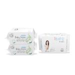 Nonwoven Spunlace Baby Household Cleaning Wipes Lightweight For Sensitive Skin