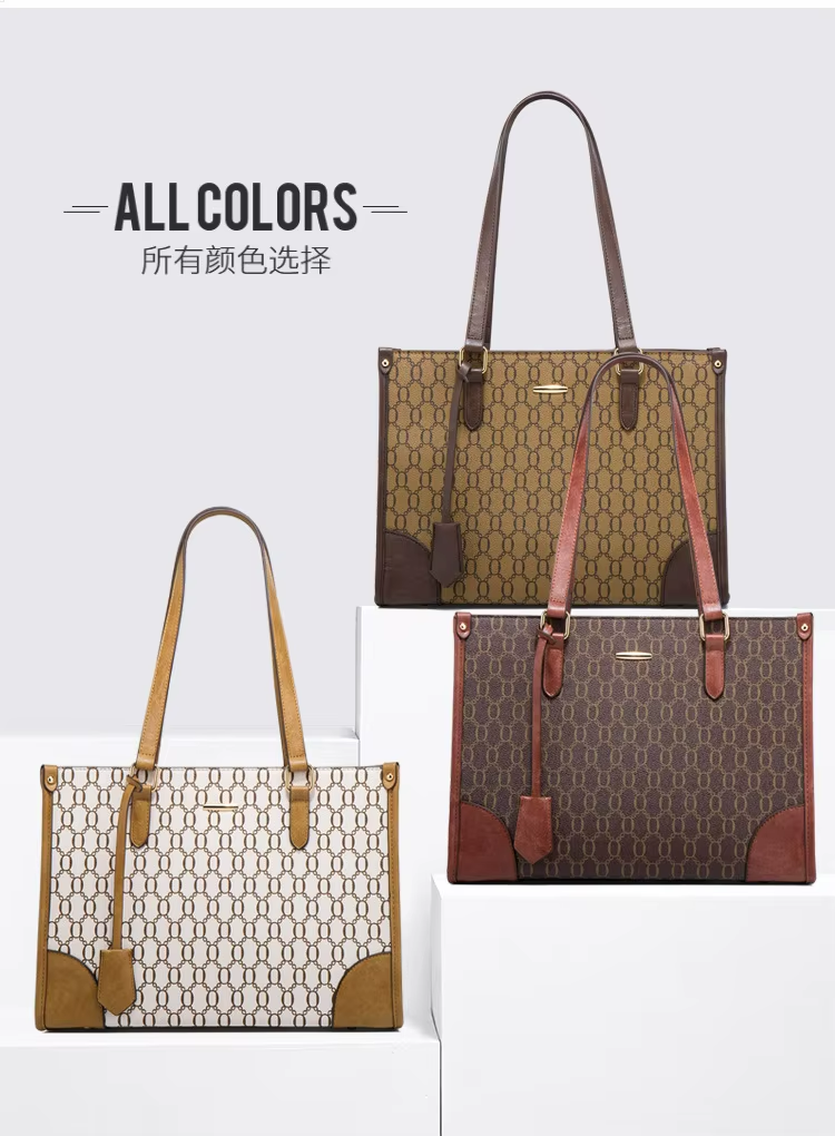 Custom Shape Accepted GHJ-03 Luxury Handbags For Women With Crossbody And Tote Bag Sets