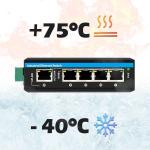 5 Port Gigabit Poe Switch E-Mark 10/100/1000mbps 30W/60W/90W Industrial PoE