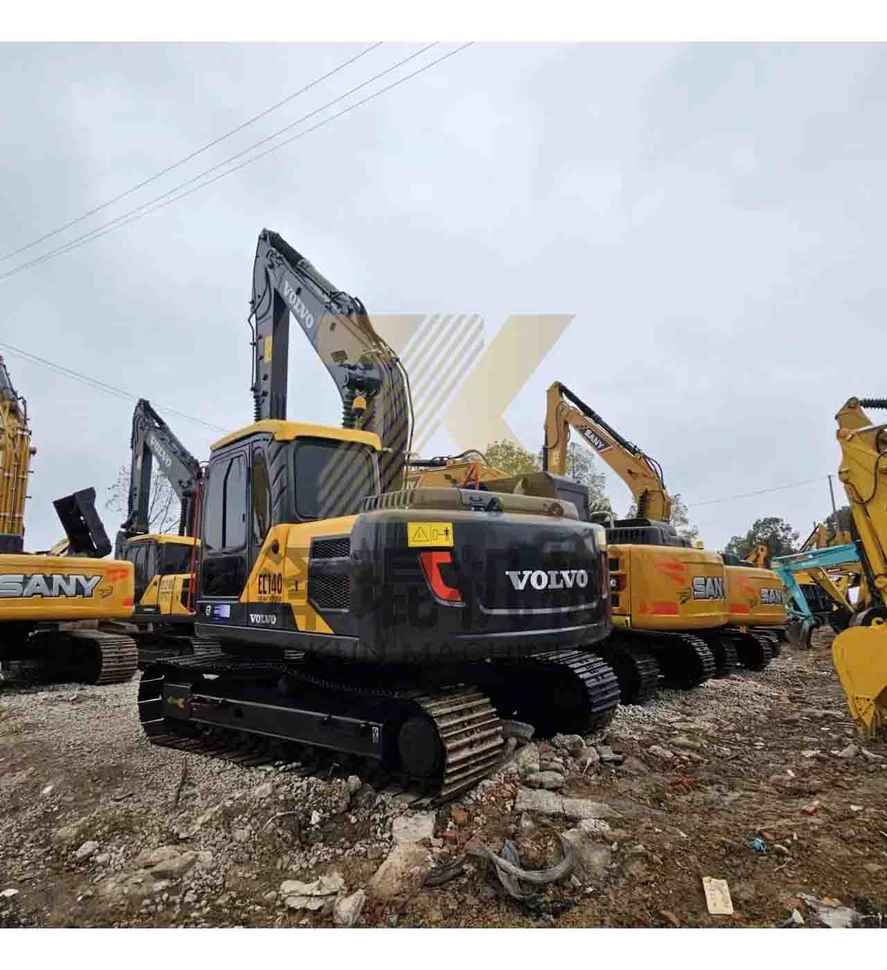 Volvo Ec140 Excavator Secondhand with Excellent Condition and 1200 Working Hours in Used Construction Industry