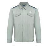 210 GSM Work Clothes Jacket 65% Polyester 35% Cotton Twill 2/1 Navy Contrast