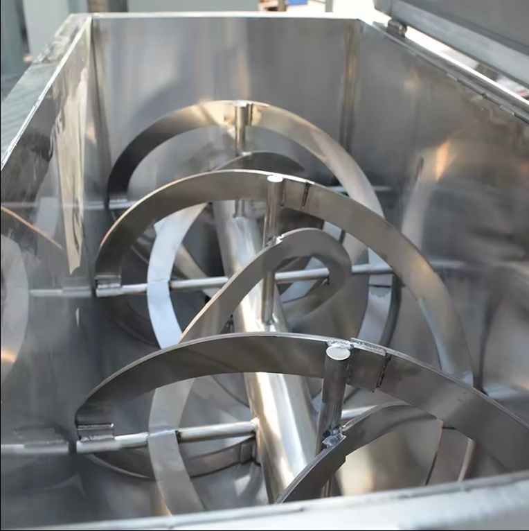 Portable Paddle Milk Powder Mushroom Substrate Machine Ribbon Powder Mixer