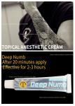 OUR Tattoo Numbing Cream Gel, that's better than any tattoo numbing cream on the