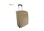 Aluminum Trolley Nylon Expandable Luggage With Spinner Wheels