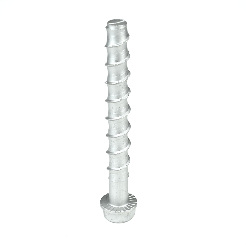 5/8x6'' Stainless Steel Hex Self Tapping Concrete Screw Anchor Bolts for Guardrail Fixing