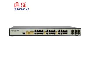 Wholesale Low Consumption POE Fiber Optic Network Switch 1000M Gigabit 30 Ports from china suppliers